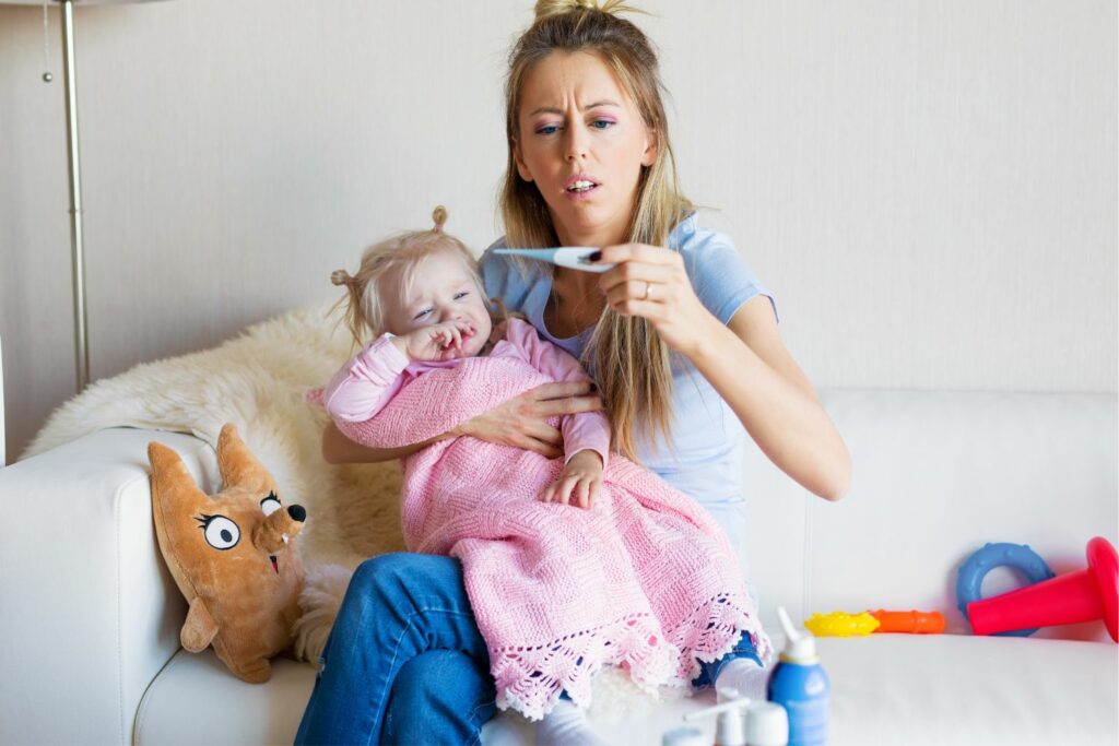 Kinderzähne Fieber