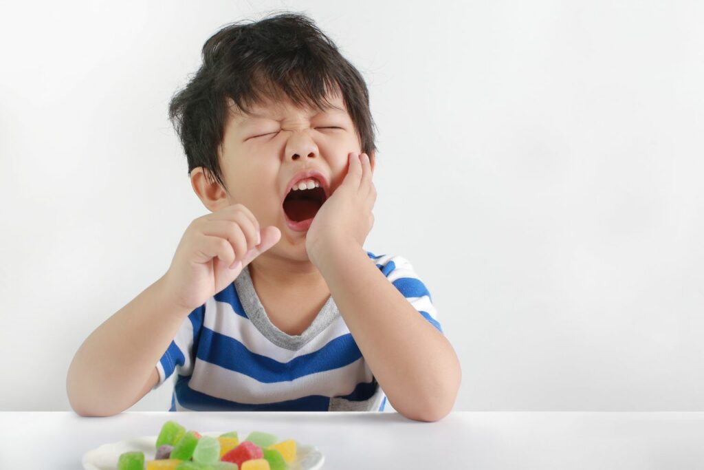 Kinderzähne Süßigkeiten